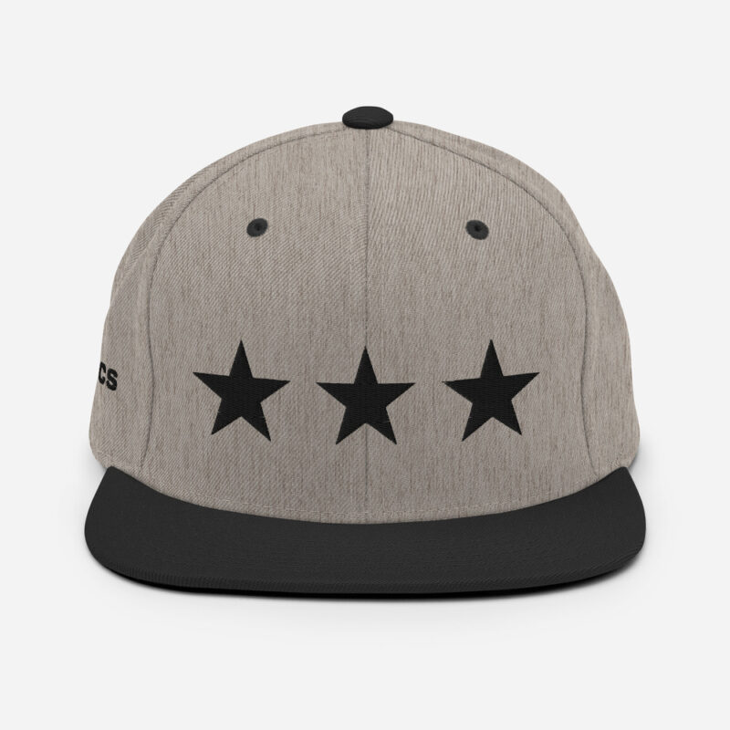 3 STARS DFUTCS Snapback Hat 2-Tone (G/B)