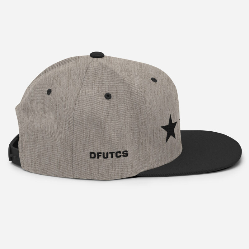 3 STARS DFUTCS Snapback Hat 2-Tone (G/B) - Image 2