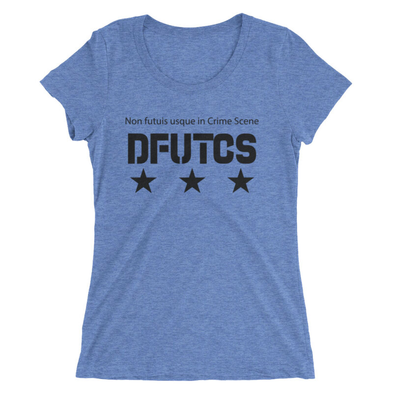 Ladies' DFUTCS Short Sleeve T-shirt (DK) - Image 5