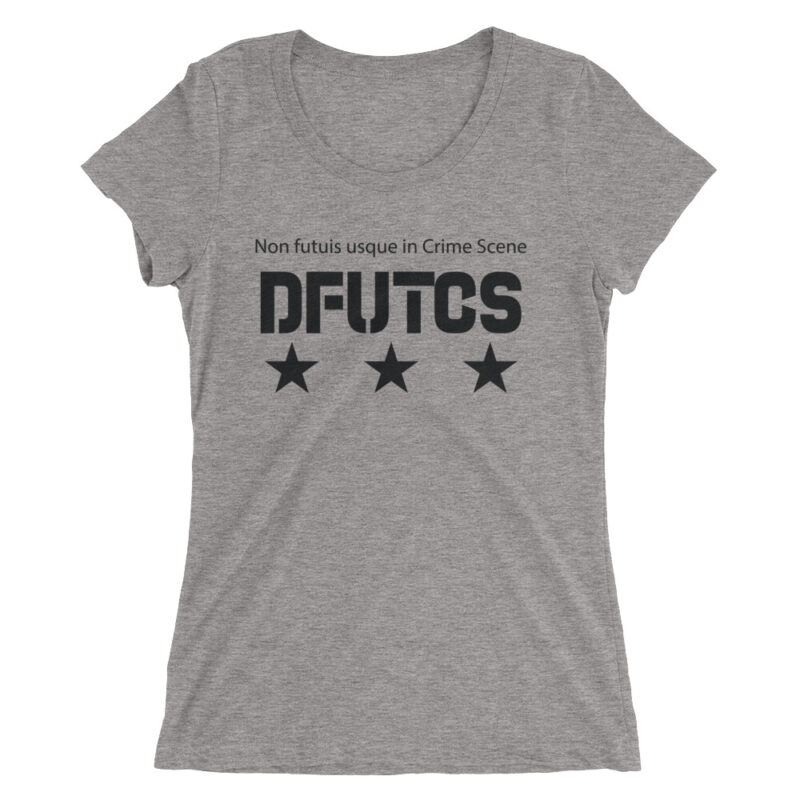 Ladies' DFUTCS Short Sleeve T-shirt (DK) - Image 6