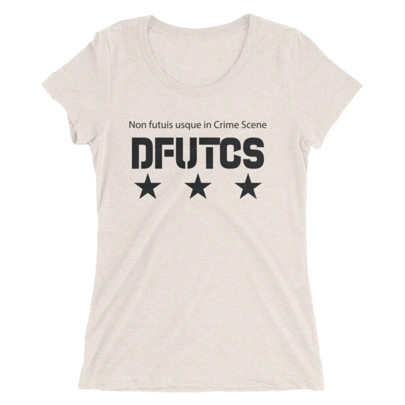 Ladies' DFUTCS Short Sleeve T-shirt (DK) - Image 7