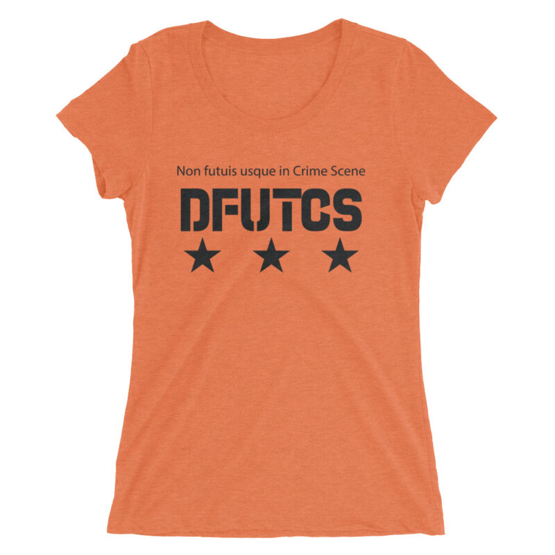 Ladies' DFUTCS Short Sleeve T-shirt (DK) - Image 4