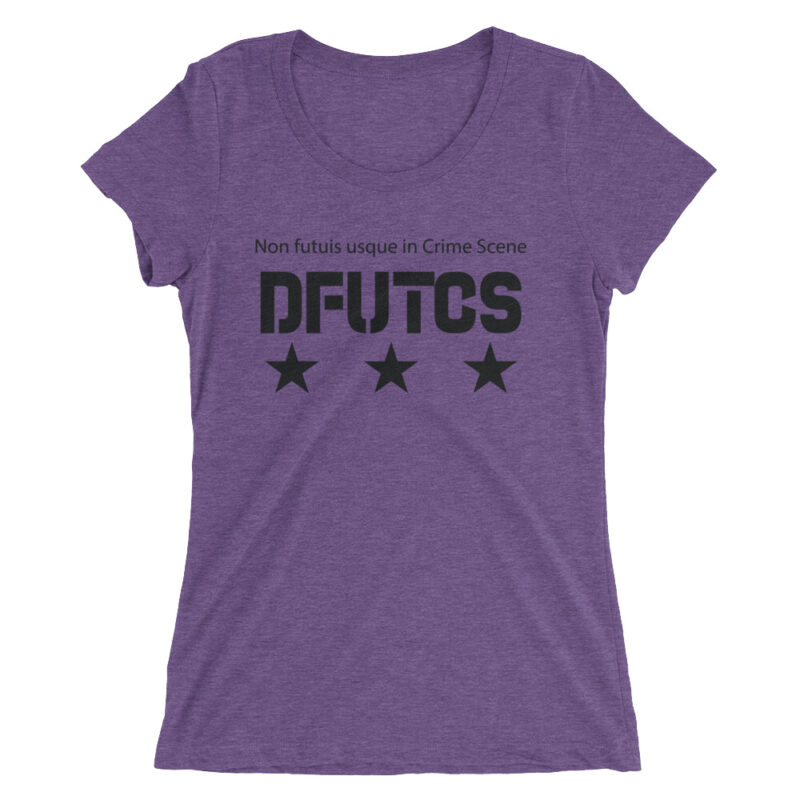 Ladies' DFUTCS Short Sleeve T-shirt (DK)