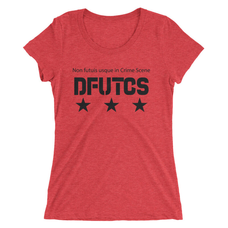 Ladies' DFUTCS Short Sleeve T-shirt (DK) - Image 2